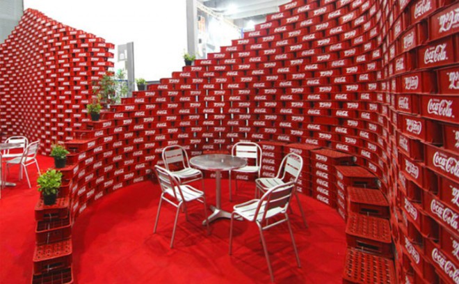 Креативный выставочный стенд Coca-Cola. BNKR-Arquitectura. Mexico City
