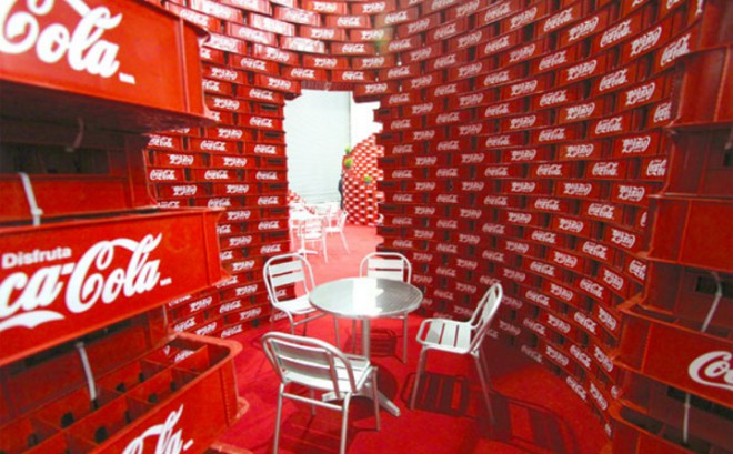 Креативный выставочный стенд Coca-Cola. BNKR-Arquitectura. Mexico City