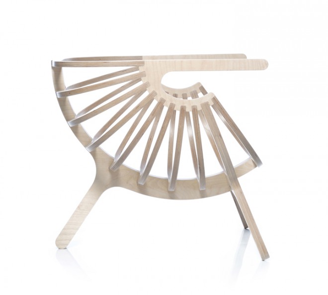 Креативная мебель Shell Lounge Chair. Креативное агентство Branca-Lisboa